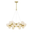 Loft Industry Modern - Bubbles Stick Circle Chandelier